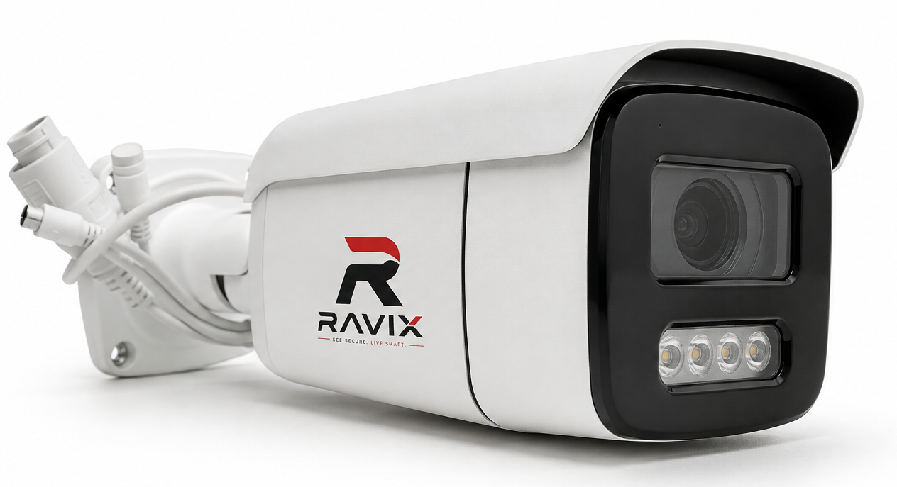 دوربین مداربسته ۸ مگا پیسل ای پی پلاک خوان موتورایز   RAVIX- مدل RA-hfw2849-z-as