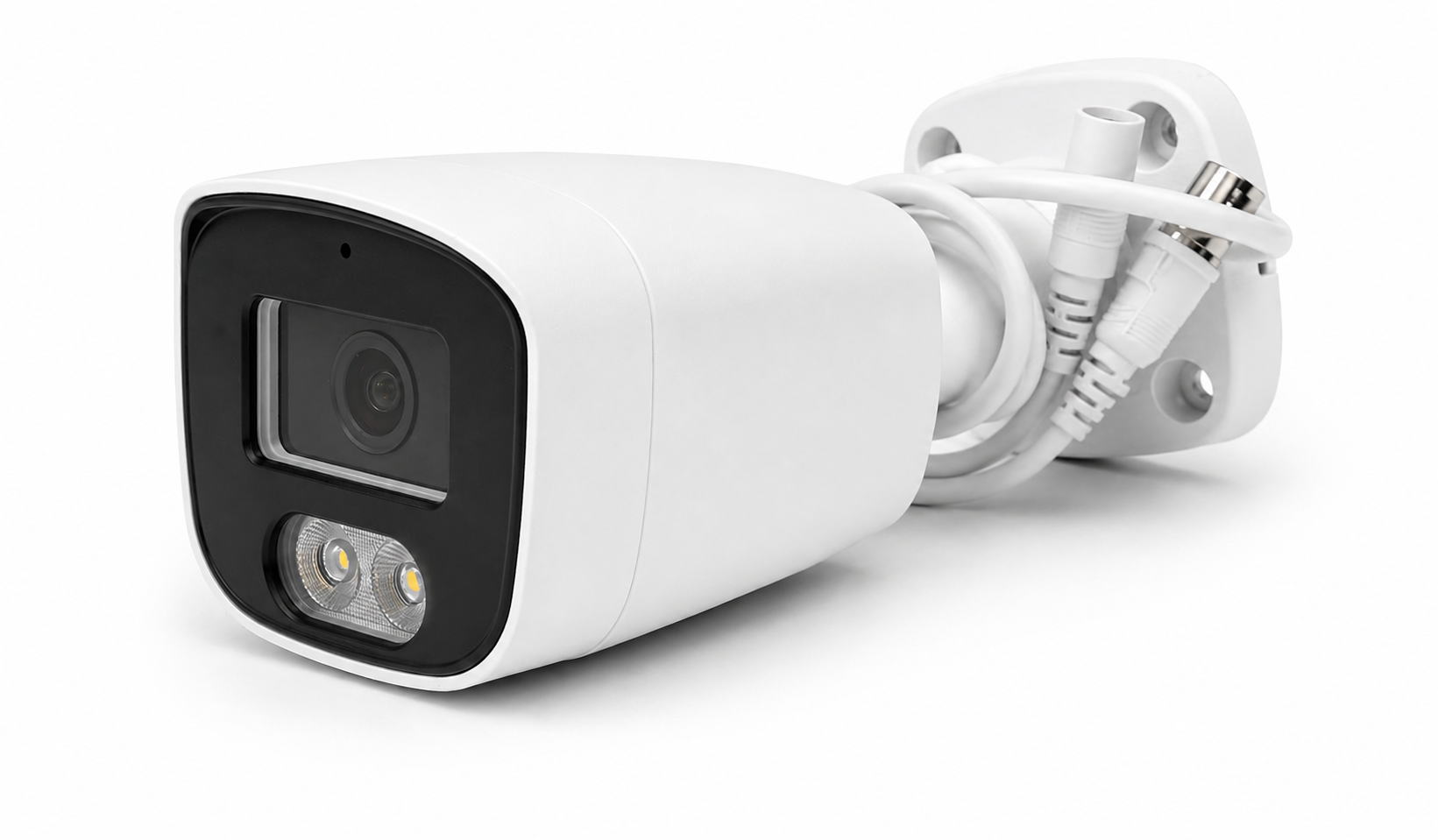 بدنه دوربین مداربسته ۲ LED | کیس بولت سفید IP66