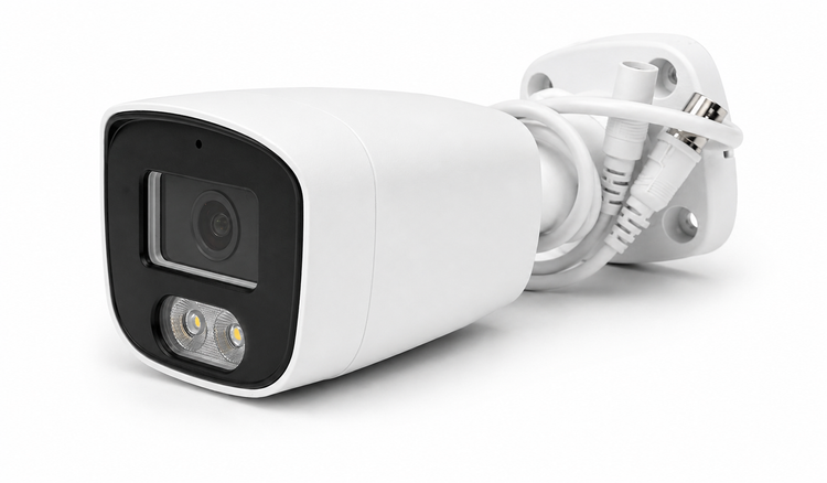 بدنه دوربین مداربسته ۲ LED | کیس بولت سفید IP66