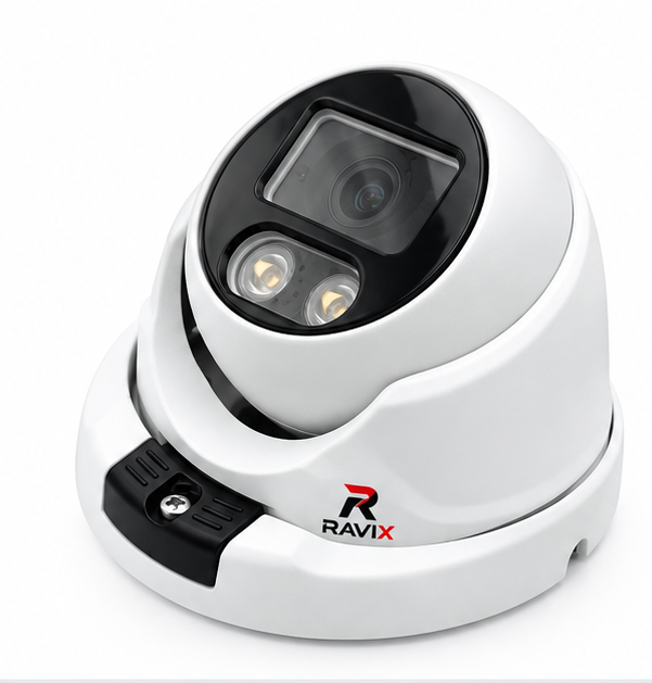 دوربین مداربسته ۵ مگاپیکسل AHD میکروفن‌دار RAVIX مدل- RA-hdw-1509-as-L2